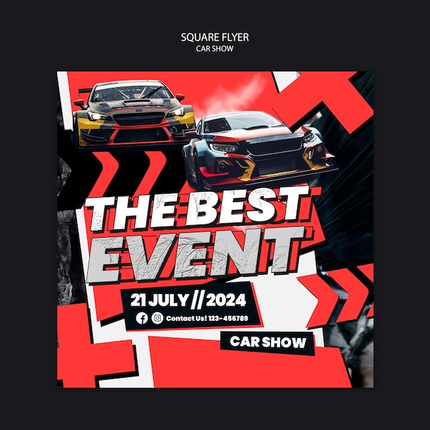 Car show template design