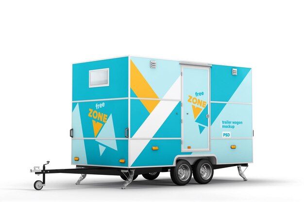 Download Premium Psd Car Trailer Mockup