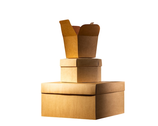 Free PSD cardboard box packaging