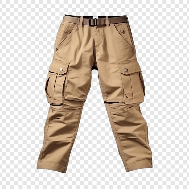 Cargo Pants for Men with Plain Isolated on Transparent Background – Free Stock Photo Download