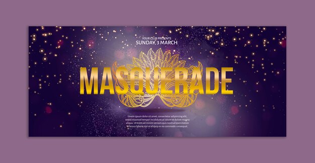Premium Psd Carnival Banner Mockup