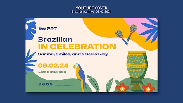 カーニバルのお祝いのYouTubeカバー