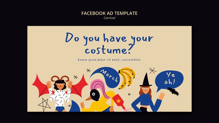 Free PSD carnival entertainment facebook template