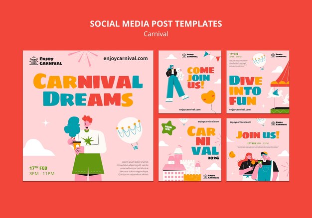 carnival event  instagram posts