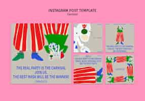 Free PSD carnival template design