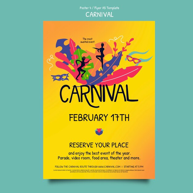 Carnival template design