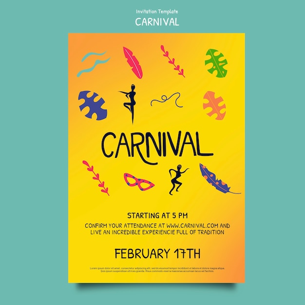 Carnival template design