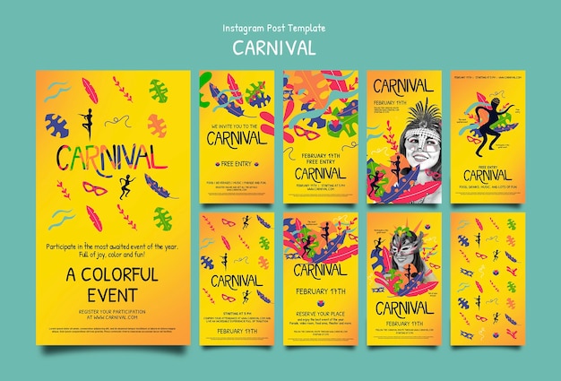 Carnival template design