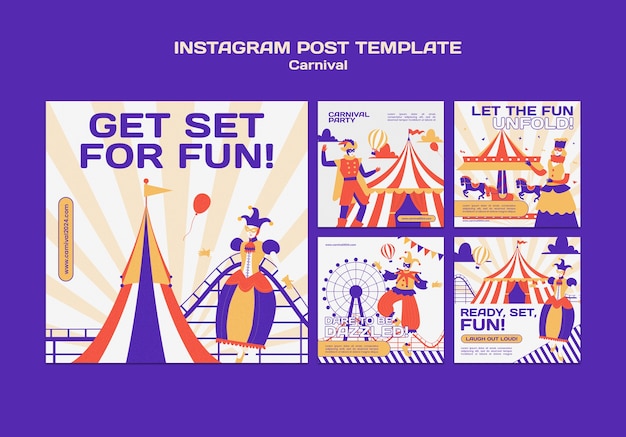 Carnival template design