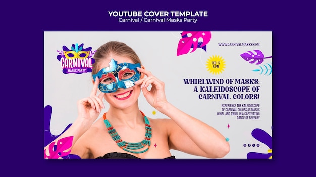 Free PSD carnival template design