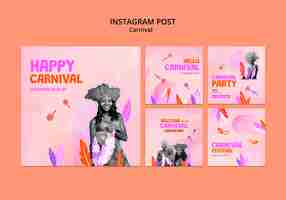 Free PSD carnival  template design