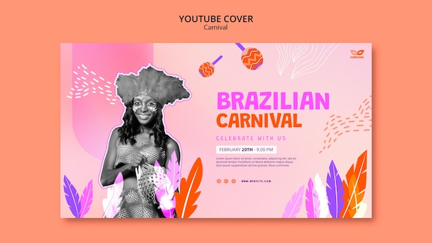 Free PSD carnival  template design