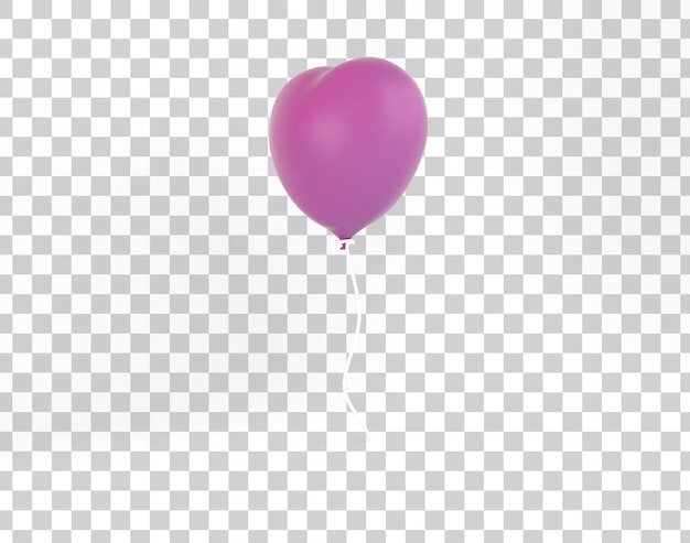 Free PSD cartoon balloon