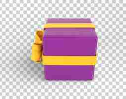 Free PSD cartoon eid gift box