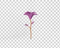 Free PSD cartoon flower