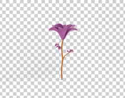 Free PSD cartoon flower