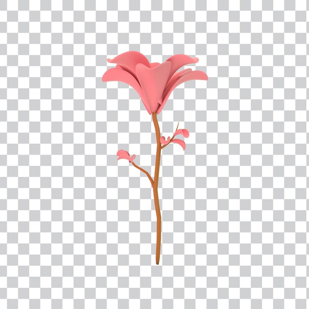 卡通花朵的花朵