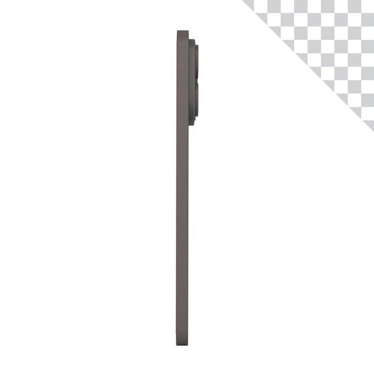 Free PSD cartoon phone perspective side