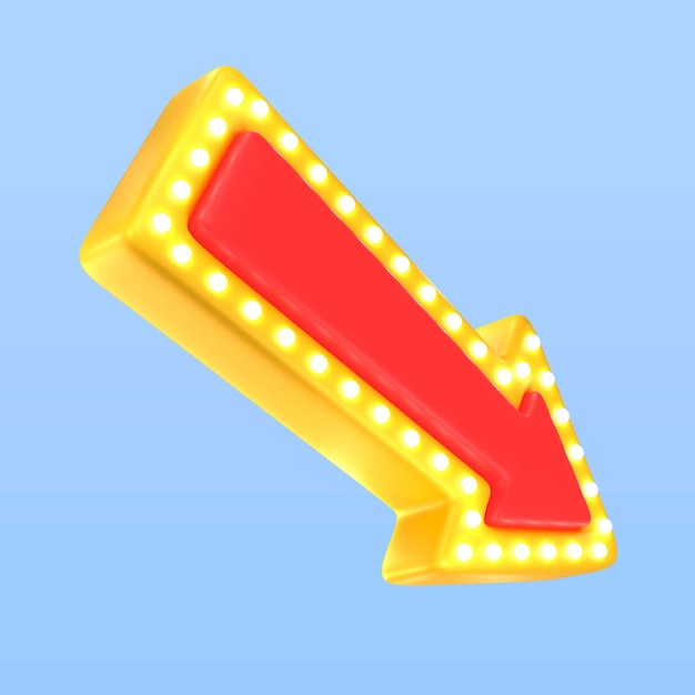 Casino arrow icon render