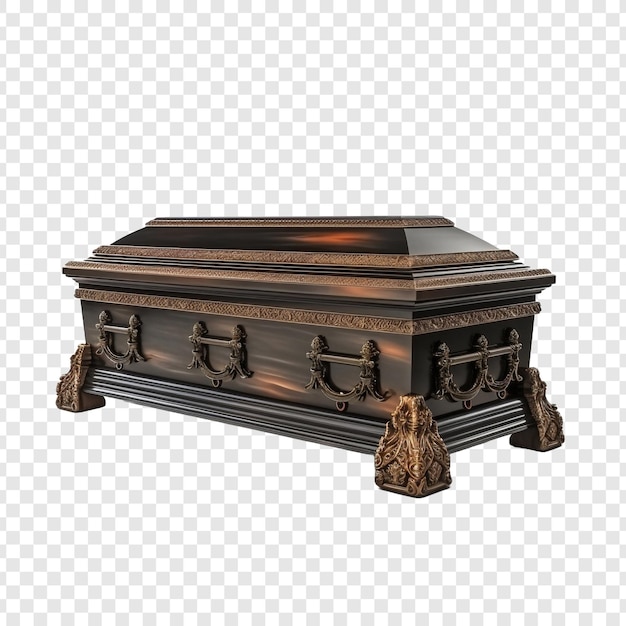 Free PSD casket isolated on transparent background