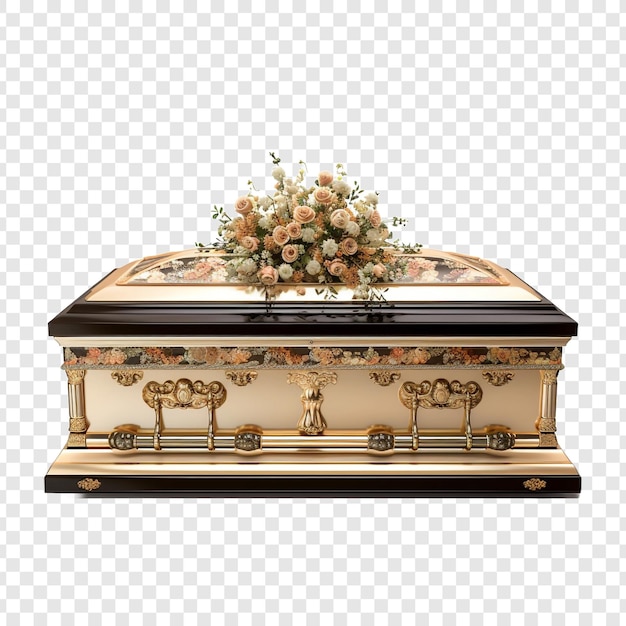 Free PSD casket isolated on transparent background