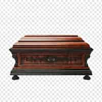 Free PSD casket isolated on transparent background