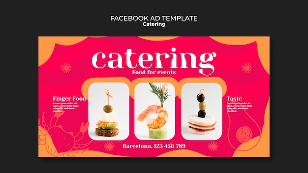 Catering template design