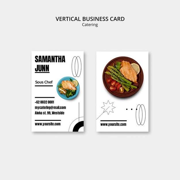 Free PSD Catering template design Free PSD Catering template design
