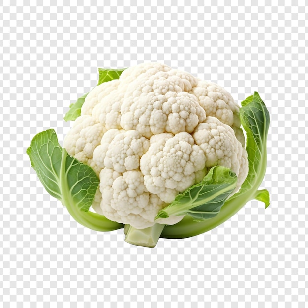 Cauliflower isolated on transparent background