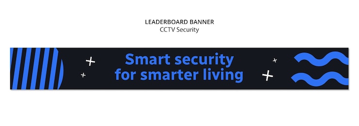 Free PSD cctv security technology template