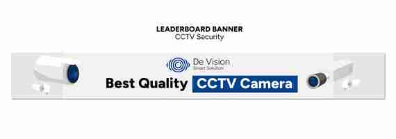 Free PSD cctv security template design