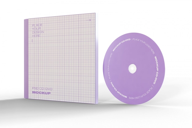 Cd and case mockup