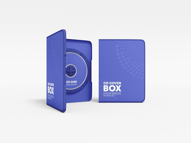 Cd Dvd Disk Cover Mockup