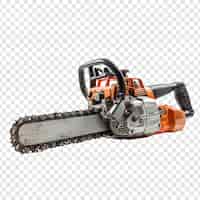 Free PSD chainsaw isolated on transparent background