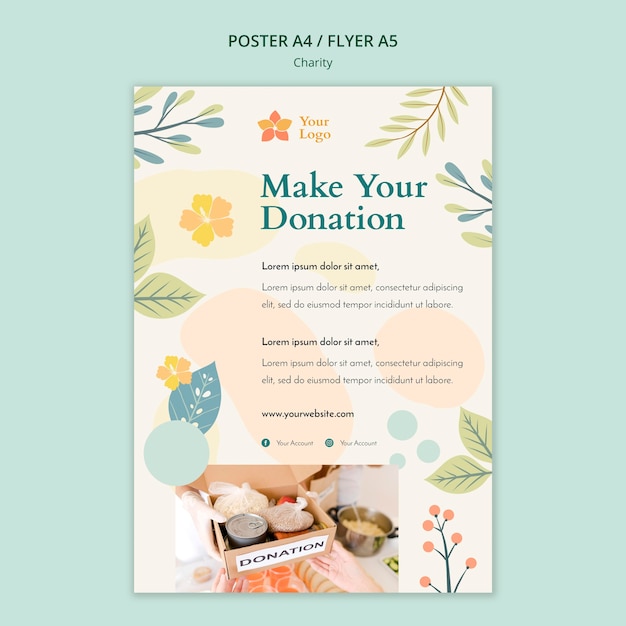 charity poster design