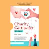 Free PSD charity template design