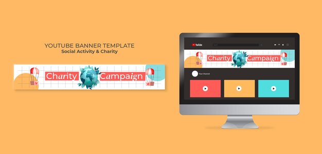 Charity template design