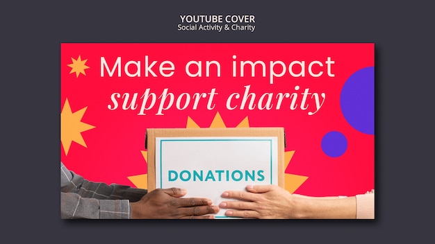 Charity template design
