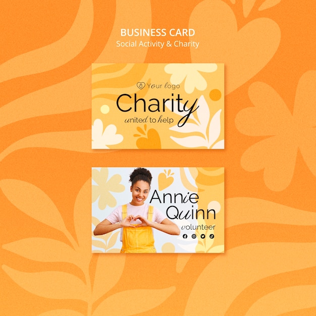 Charity template design