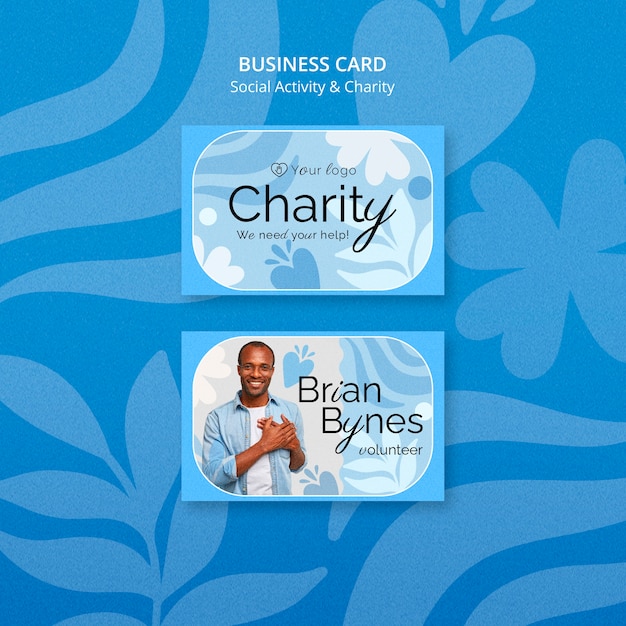 Charity template design