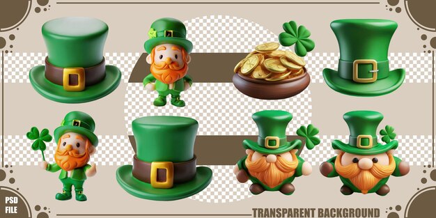 Charming Festive Leprechaun Character Collection