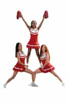 Free PSD cheerleader isolated figure