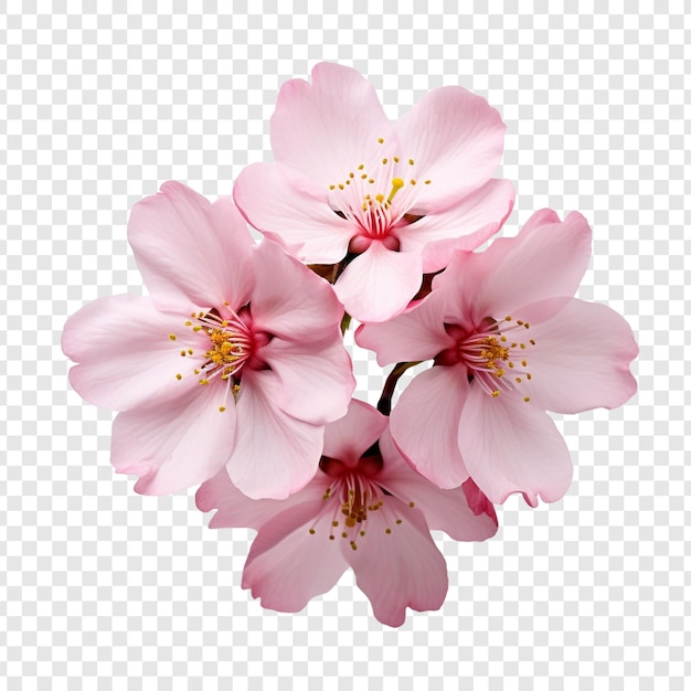 透明な背景に分離された桜の花 png