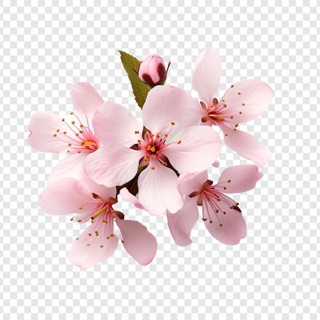 透明な背景に分離された桜の花 png