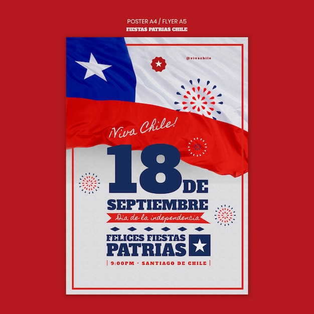 칠레 국제 기념일 포스터