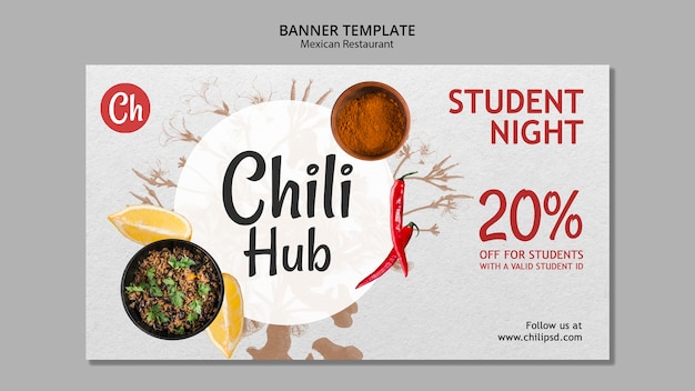 Chili hub offre per la notte degli studenti