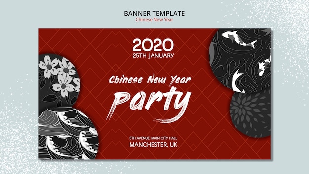 Chinese new year banner design