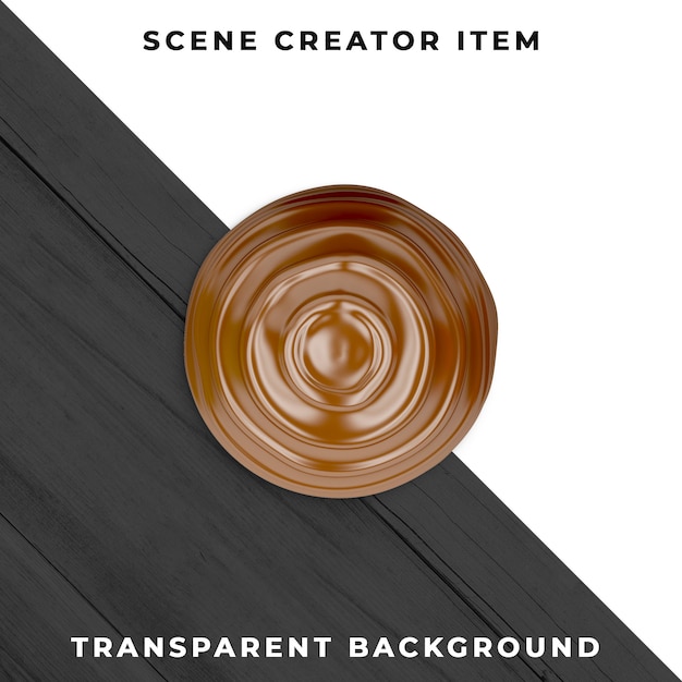 Chocolate transparent PSD