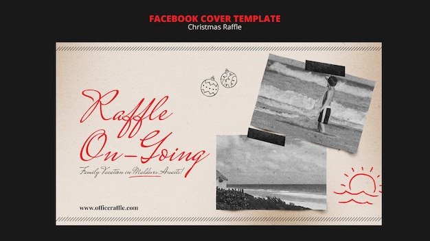 Free PSD christmas celebration facebook cover template