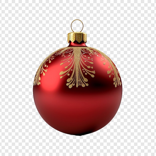 Free PSD christmas decor isolated on transparent background